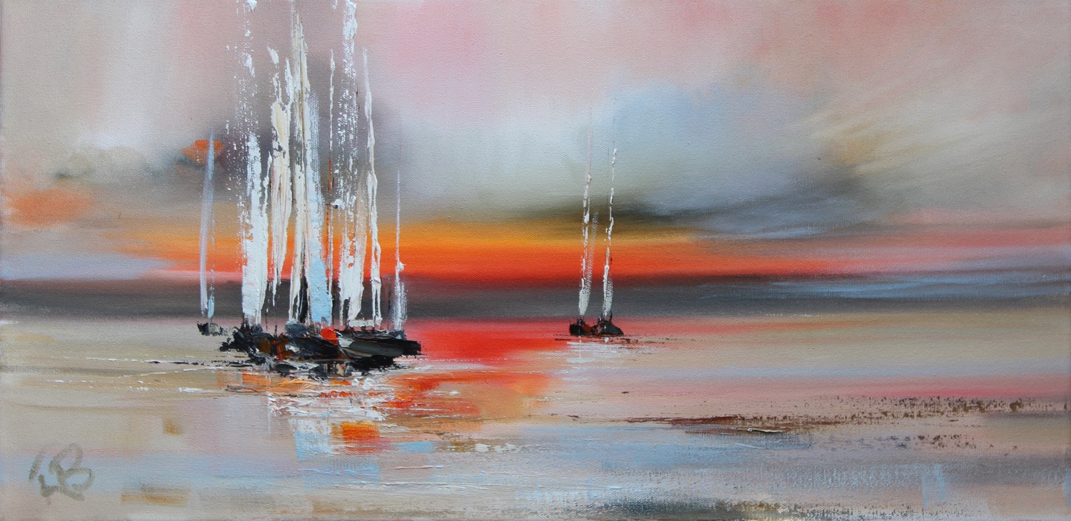 'The Fleet after Sunset' by artist Rosanne Barr